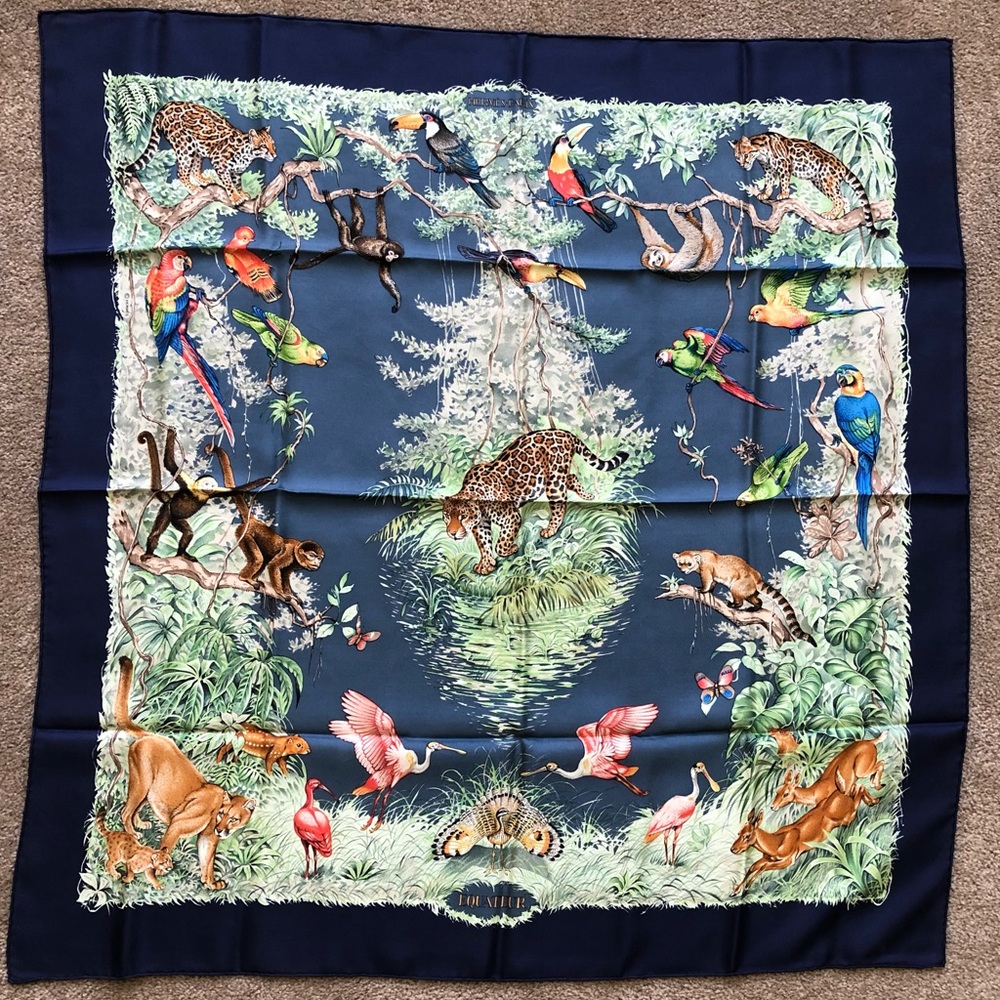 Authentic Hermès scarf Equateur